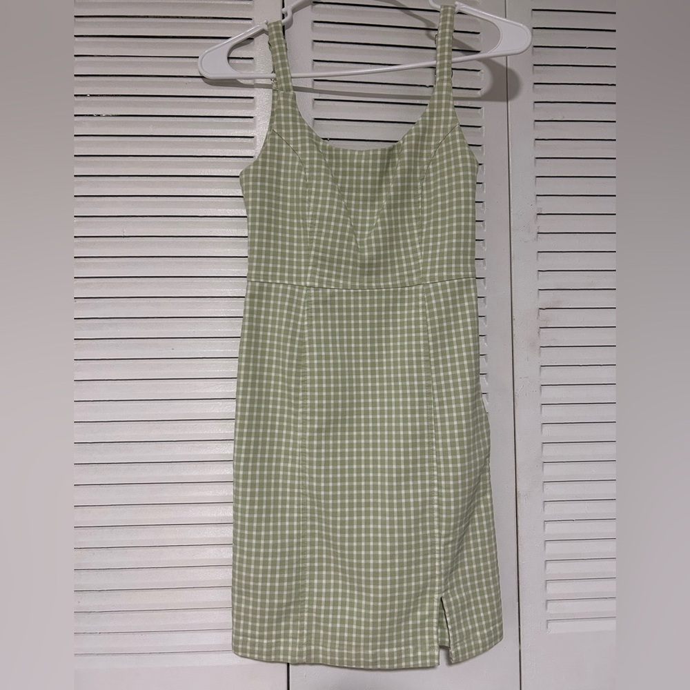 Checkered Mini Dress